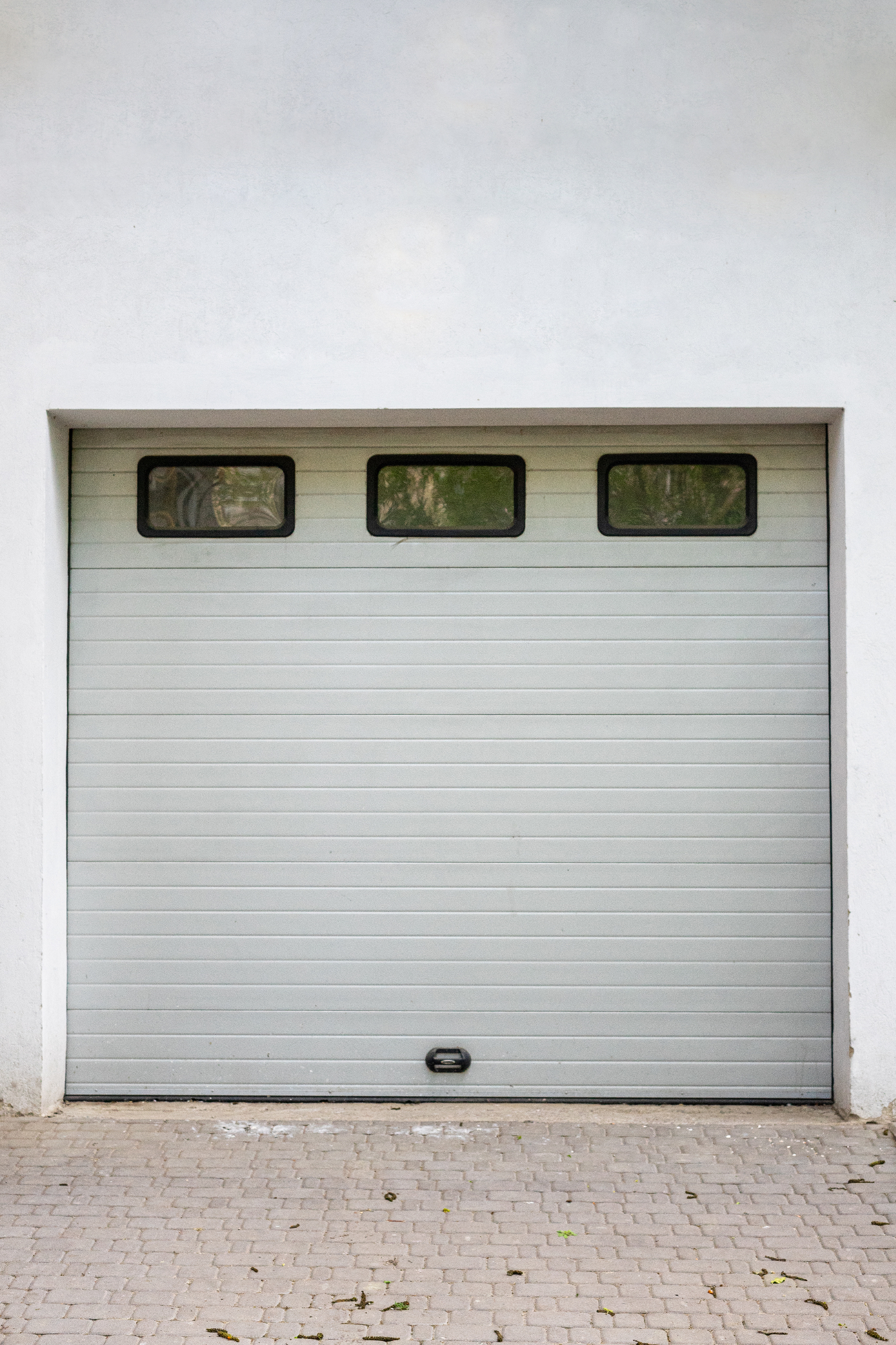 Enojna garažna vrata na električni motor
